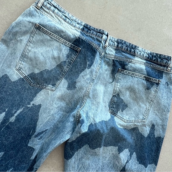 ASOS CURVE TYEDYE JEANS - Picture 6 of 7